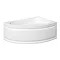 Trojan - Florida Roll Top Offset Corner Bath 1495 x 1010mm with Panel - R/H Option Large Image