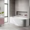 Trojan LH J-Shaped 1700 x 750mm Single Ended Bath