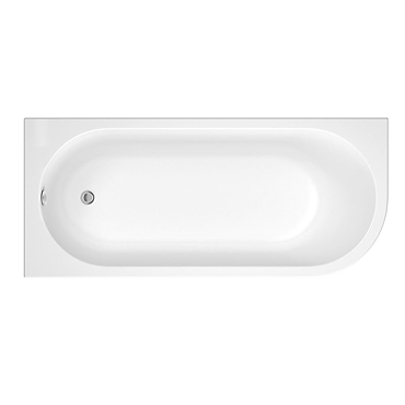 Trojan LH J-Shaped 1700 x 750mm Single Ended Bath