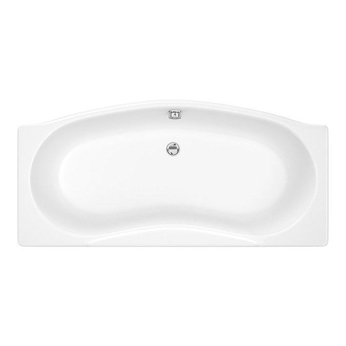 Trojan Lucina 1700 x 800mm Bow Front Double Ended Alcove Bath