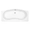 Trojan - Lucina Bow Front Double Ended Bath with Front & End Panels Profile Large Image