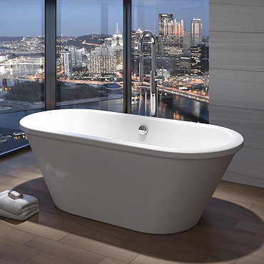 Trojan Savoy 1700 x 755mm Double Ended Freestanding Bath  Profile Large Image