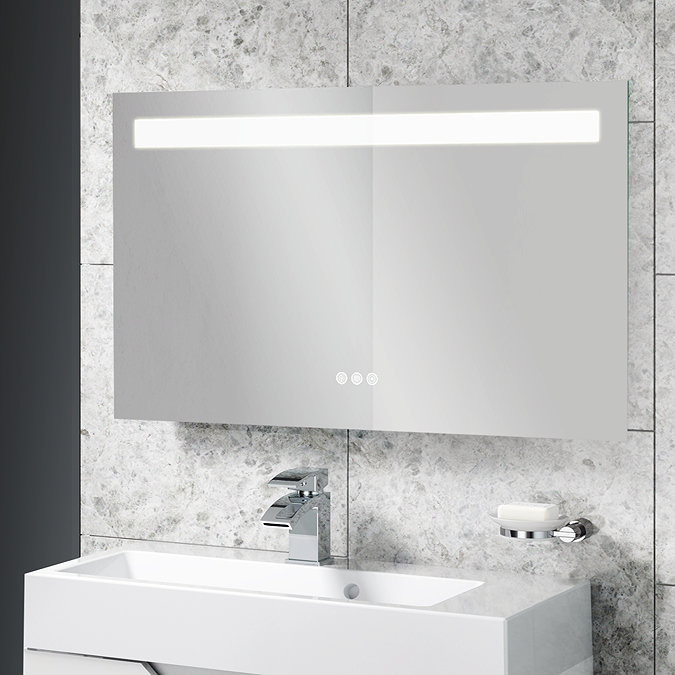 Toreno 1000 x 600mm Landscape LED Back-lit Bluetooth Mirror with Touch Sensor and Anti-Fog