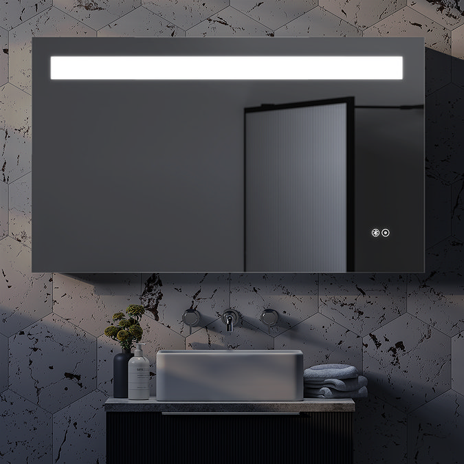 Toreno 1000 x 600mm Landscape LED Back-lit Bluetooth Mirror with Touch Sensor