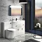 Toreno 1000 x 600mm Landscape LED Back-lit Bluetooth Mirror with Touch Senso In Bathroom Large Imag
