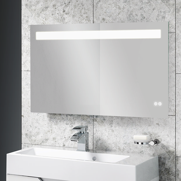 Toreno 1000 x 600mm Landscape LED Back-lit Bluetooth Mirror with Touch Sensor