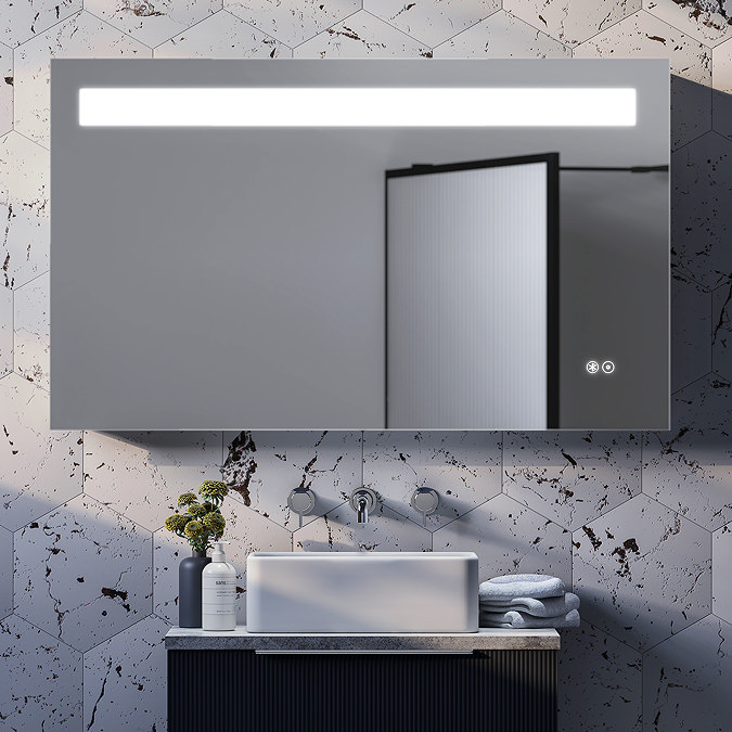 Toreno 1000 x 600mm Landscape LED Back-lit Bluetooth Mirror with Touch Sensor