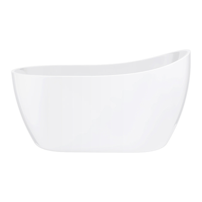 Turin 1370 Small Modern Slipper Free Standing Bath  additional Large Image
