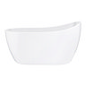 Turin 1370 Small Modern Slipper Free Standing Bath additional Large Image