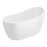 Turin 1370 Small Modern Slipper Free Standing Bath Profile Large Image