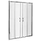 Turin 1500mm Double Sliding 8mm Easy Fit Shower Door  Feature Large Image