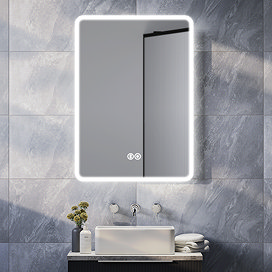 Toreno 500x700mm Ambient Colour Change LED Bluetooth Mirror incl. Touch Sensor + Anti-Fog