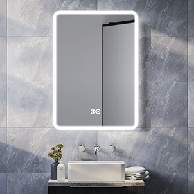 Toreno 500x700mm Ambient Colour Change LED Bluetooth Mirror incl. Touch Sensor + Anti-Fog