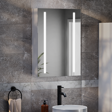 Toreno 500x700mm LED Illuminated Mirror Cabinet inc. Anti-Fog & Motion Sensor