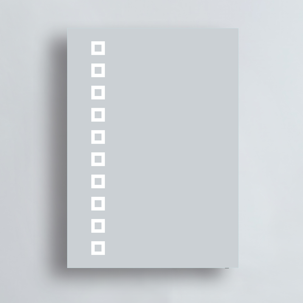 Toreno 500x700mm LED Illuminated Mirror Inc. Motion Sensor MIR038