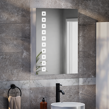 Toreno 500x700mm LED Illuminated Mirror Cabinet inc. Motion Sensor