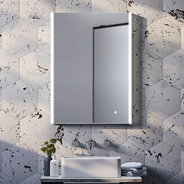 Toreno 500x700mm LED Illuminated Strips Mirror with Touch Sensor and Dimmer