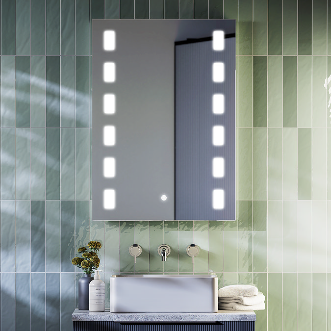 Toreno 500x700mm LED Illuminated Mirror with Touch Sensor and Dimmer