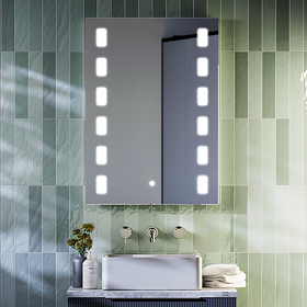 Toreno 500x700mm LED Illuminated Mirror with Touch Sensor and Dimmer