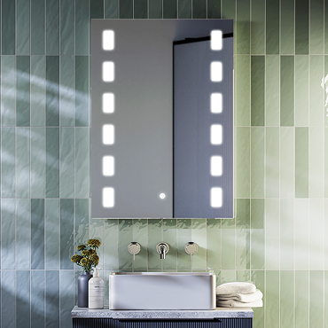 Toreno 500x700mm LED Illuminated Mirror incl. Touch Sensor