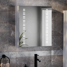 Toreno 550 x 600mm LED Illuminated Mirror Cabinet with Motion Sensor