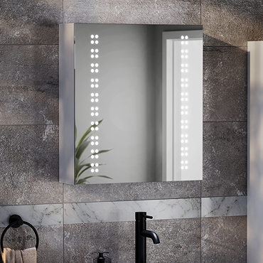 Toreno 550x600mm LED Illuminated Mirror Cabinet inc. Motion Sensor & Anti-Fog