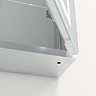 Toreno 600 x 700mm LED Illuminated 2-Door Mirror Cabinet with Motion Sensor