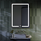 Toreno 600x800mm LED Illuminated Mirror with Anti-Fog Demist, Dimmer and Touch Sensor