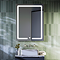 Toreno 600x800mm LED Illuminated Mirror with Anti-Fog Demist, Dimmer and Touch Sensor