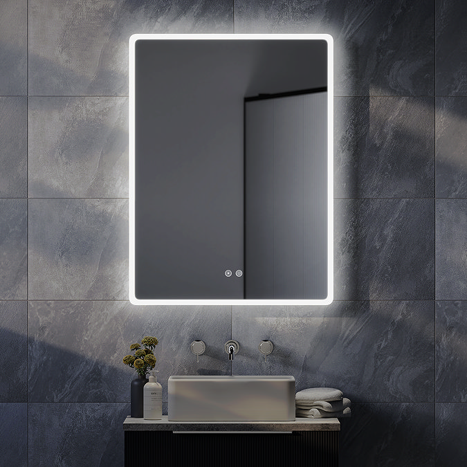 Toreno 600x800mm Ambient Colour Change LED Bluetooth Mirror with Touch Sensor and Anti-Fog