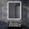 Toreno 600x800mm Ambient Colour Change LED Bluetooth Mirror with Touch Sensor and Anti-Fog