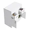 Turin 805mm High Gloss White Worktop & Double Door Floor Standing Cabinet  Profile Large Image