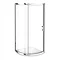 Turin 860 x 860mm Quadrant Shower Enclosure + Pearlstone Tray  Standard Large Image