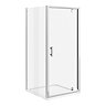 Turin 8mm Square Pivot Door Shower Enclosure - Easy Fit  Profile Large Image