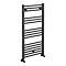 Toreno Black W500 x H1000mm Heated Towel Rail  Feature Large Image