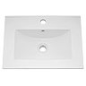 Toreno Cloakroom Suite inc. Pro 600 Toilet (White Gloss) additional Large Image