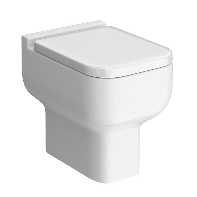 Turin Cloakroom Suite Inc. Pro 600 Toilet (White Gloss)  Feature Large Image
