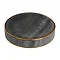 Turin Grey Marble Brass Effect Soap Dish Large Image