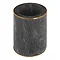 Turin Grey Marble Brass Effect Tumbler Large Image