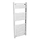 Turin Heated Towel Rail - W500 x H1200mm - Chrome - Straight Standard Large Image