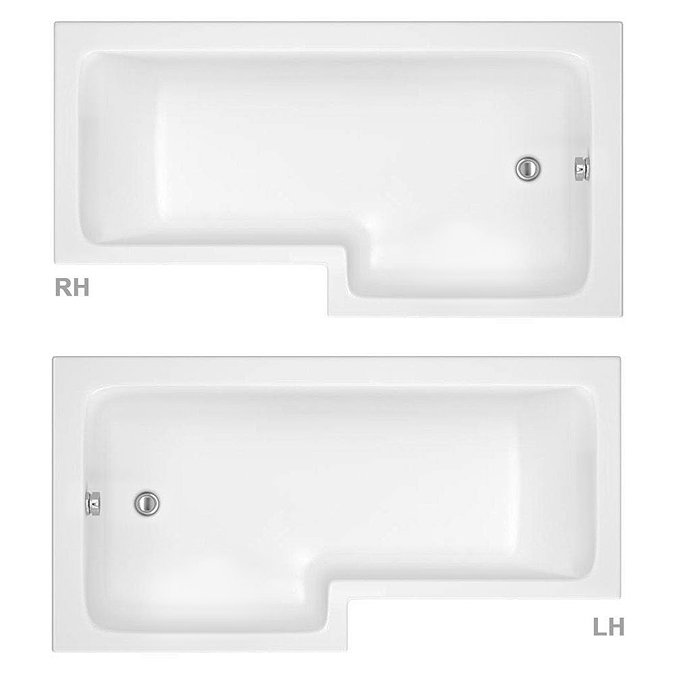 Turin L-Shaped 1500 Complete Bathroom Package  In Bathroom Large Image