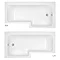 Turin L-Shaped 1500 Complete Bathroom Package  In Bathroom Large Image