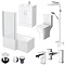 Toreno LH L-Shaped 1500 Complete Bathroom Package Large Image