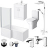 Toreno LH L-Shaped 1600 Complete Bathroom Package Large Image
