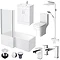 Toreno LH L-Shaped 1600 Complete Bathroom Package Large Image