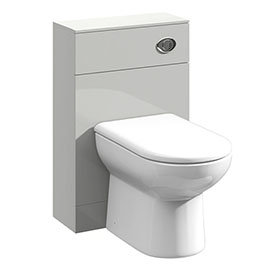 Turin Light Grey 500x200mm BTW Toilet Unit Inc. Cistern + Round Pan Medium Image