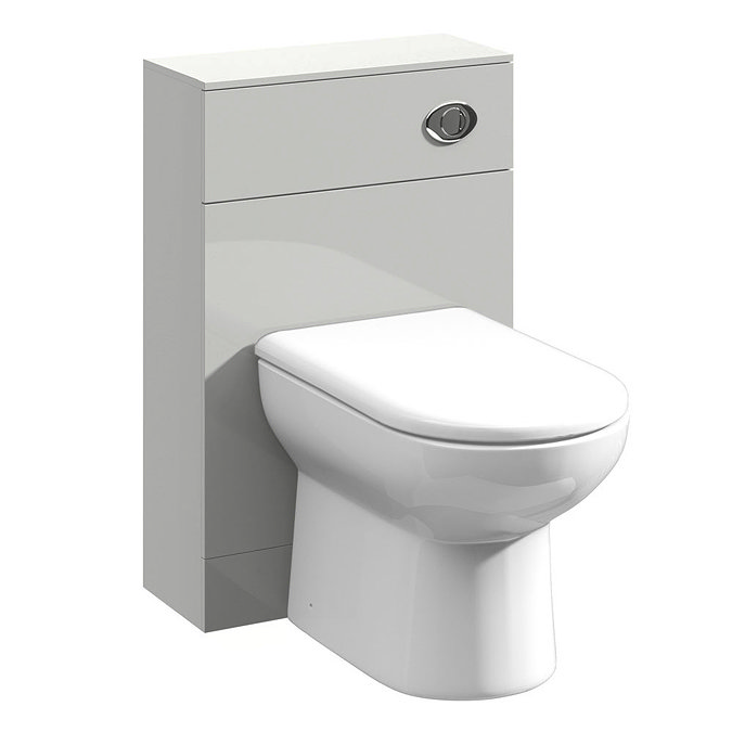 Turin Light Grey 500x200mm WC Unit Large Image