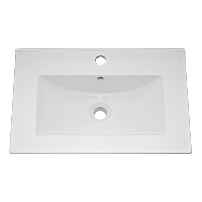 Turin Light Grey 600mm Modern Vanity Unit  Feature Large Image