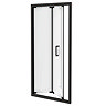 Venice Matt Black 800 x 1850 Bi-Fold Shower Door