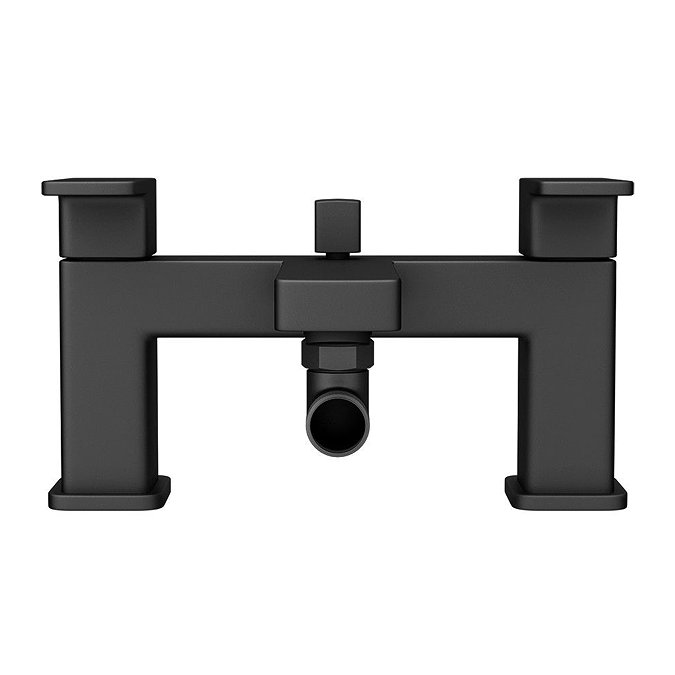 Toreno Modern Black Chrome Bath Shower Mixer Tap inc. Shower Kit - BPT7131 Profile Large Image